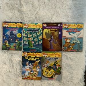 X6 book bundle Geronimo Stilton pack